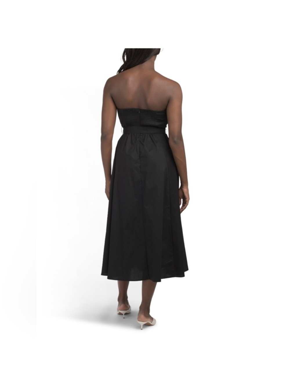 Rachel Zoe Women's Fitted Mini Strapless Dress Sleeveless Black Size 12